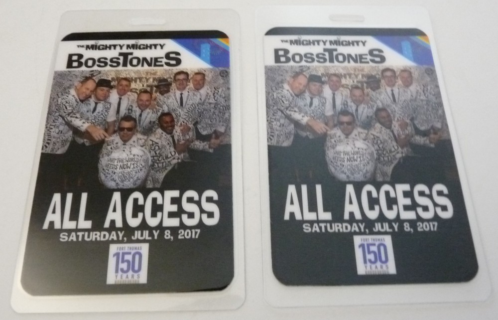 Mighty Mighty BossTones 2019 Concert Tour All Access Backstage Pass Laminate D17