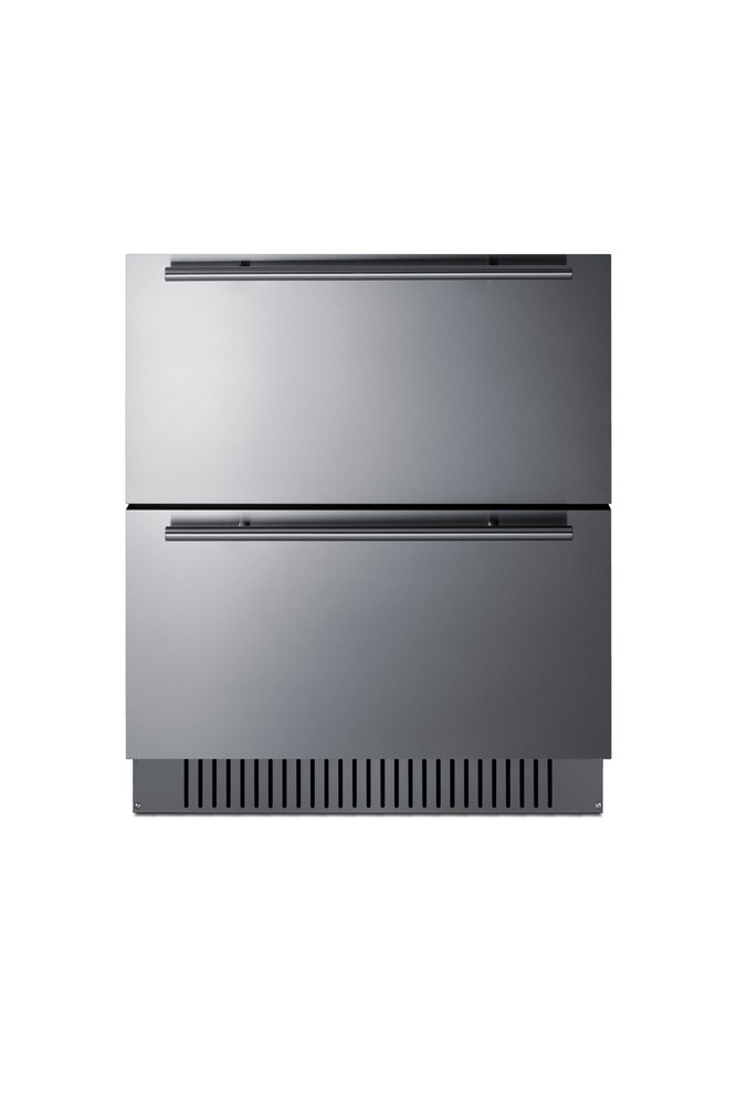 Summit 27-Inch 4.83 Cu Ft Outdoor Rated Stainless Steel Fridge SPR275OS2DADA