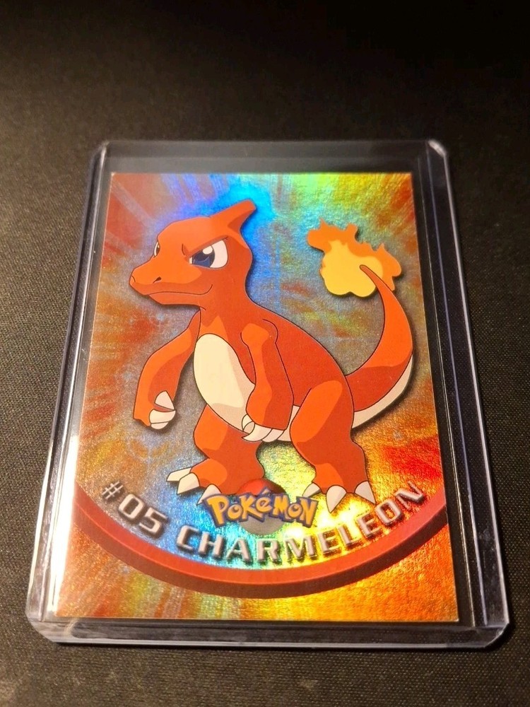 Topps TV Pokémon Charmeleon Rainbow Foil Holo Card #05