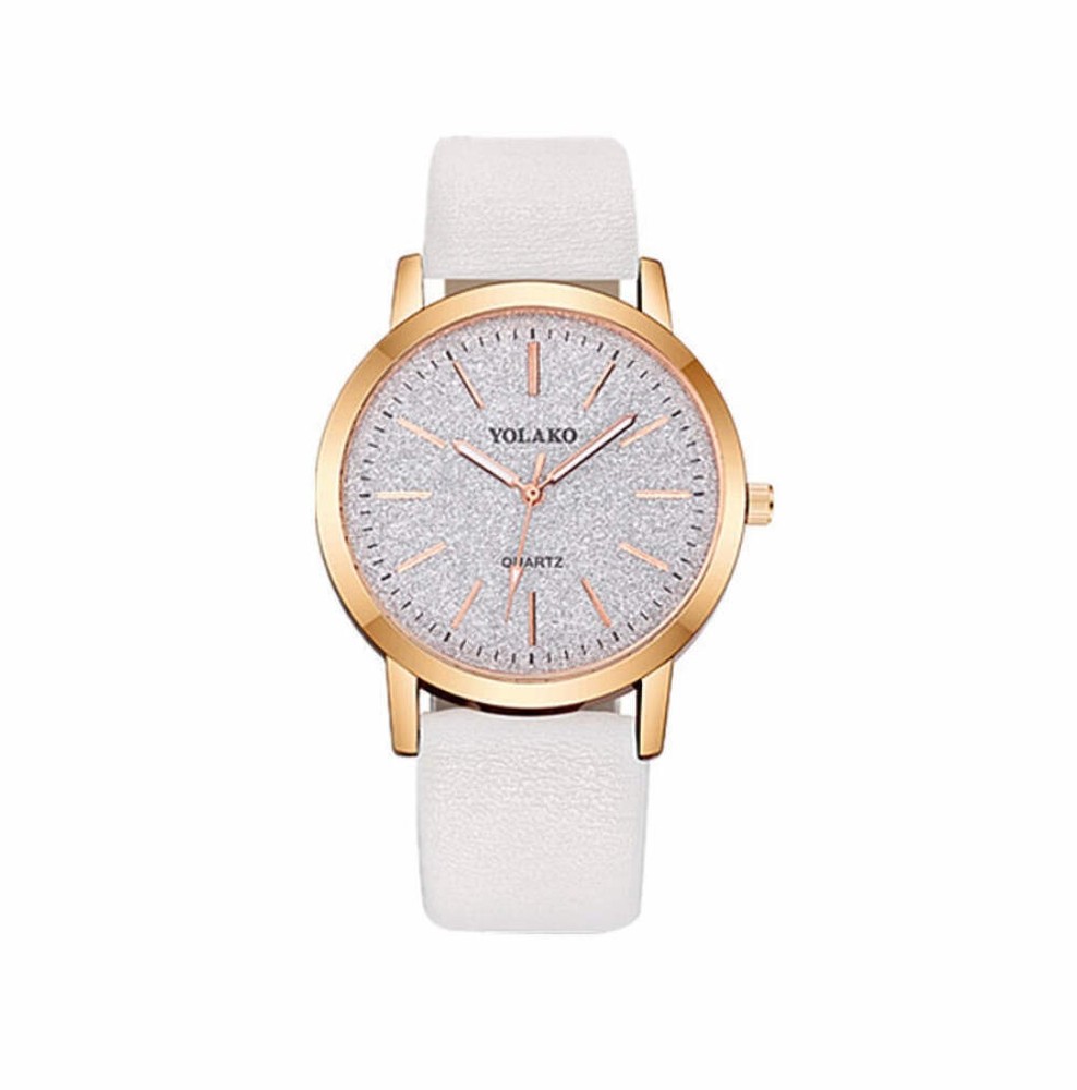 Fashionable Casual Quartz Watch with Alloy Case and Dust-Resistant Strap for Stu