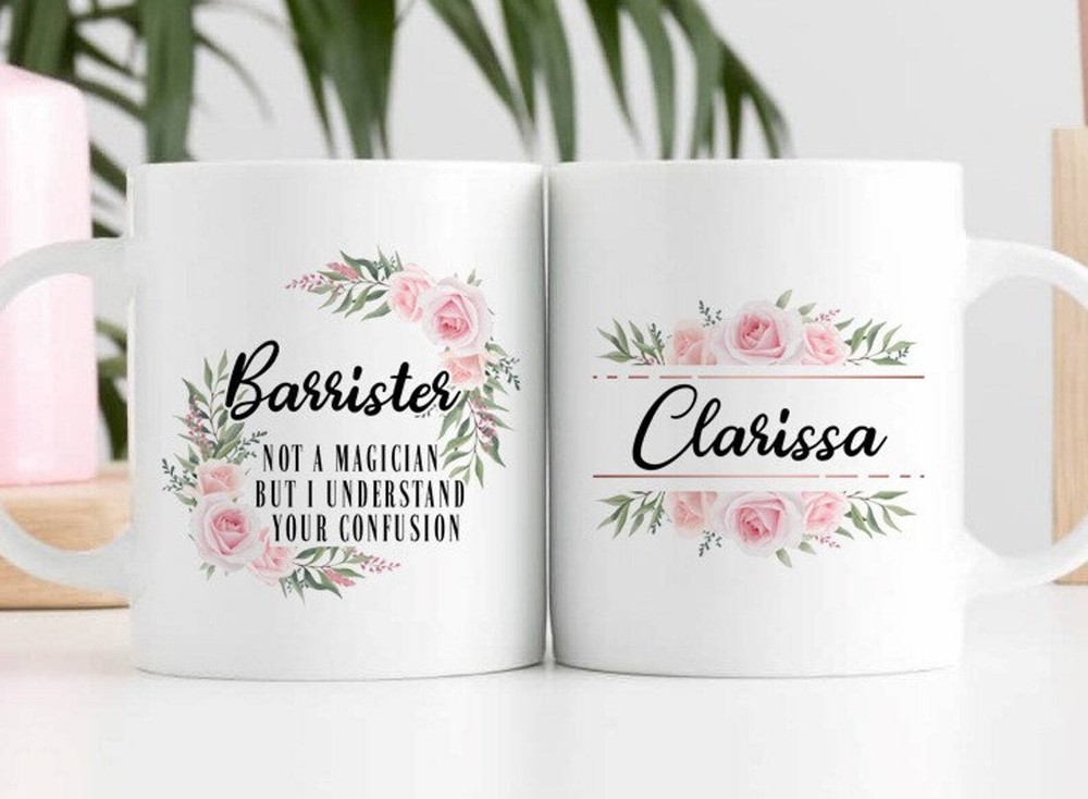 Barrister Mug Personalized Barrister Coffee Cup Barrister Gift Barrister Present