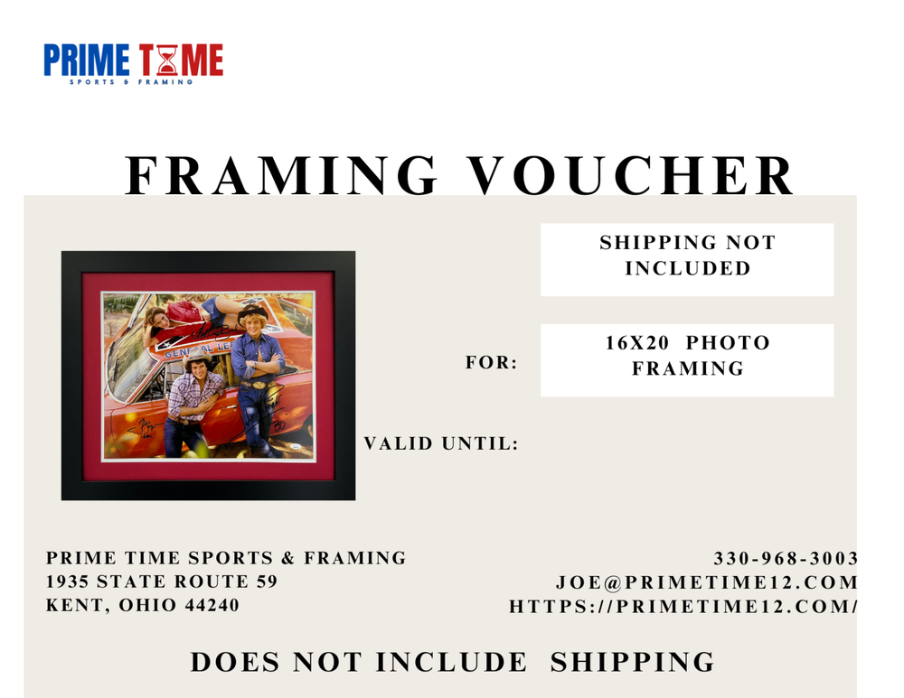 16X20 PHOTO FRAMING SERVICE VOUCHER-image