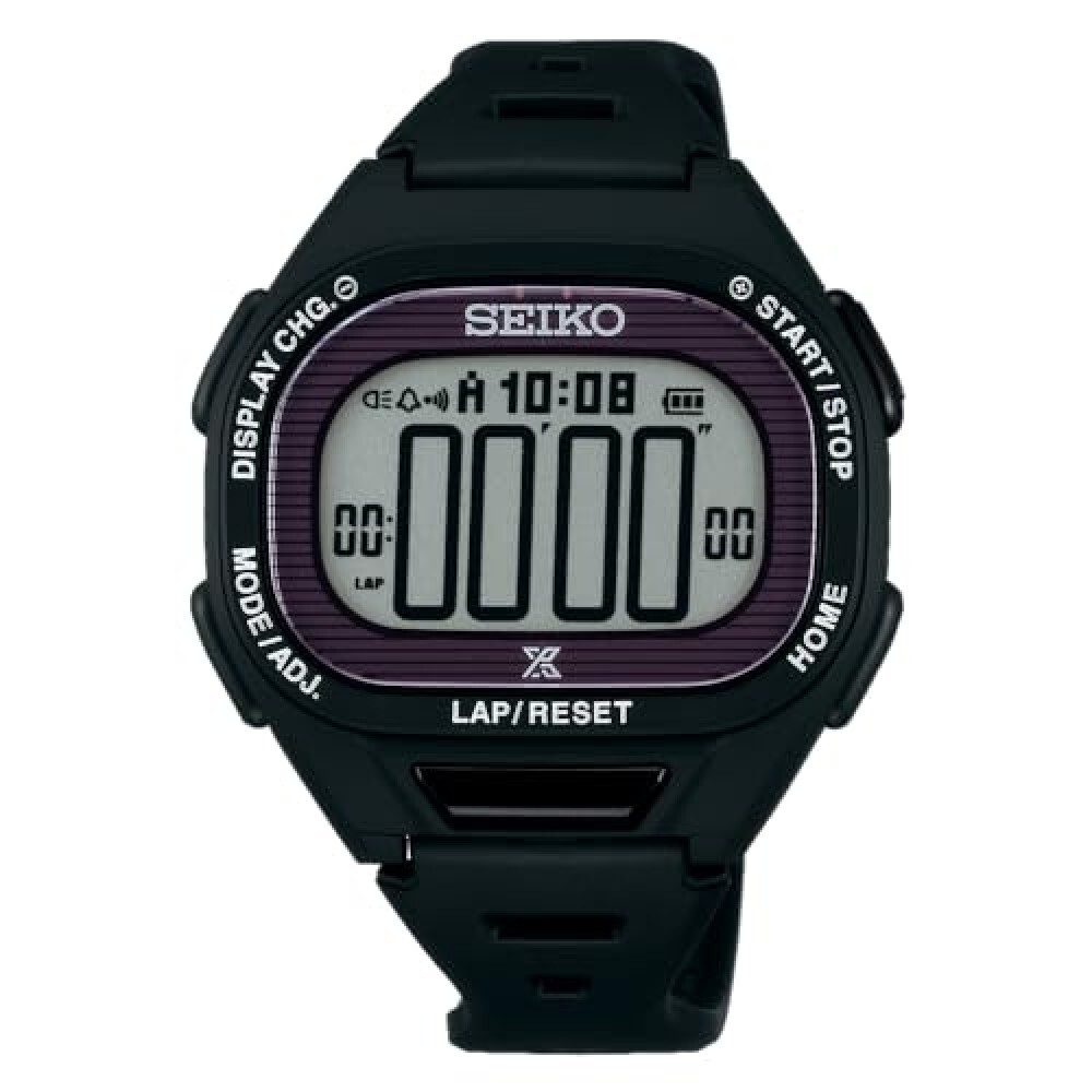NEW SEIKO Watch Prospex Super Runners Solar Digital SBEF055 Black From JAPAN F/S