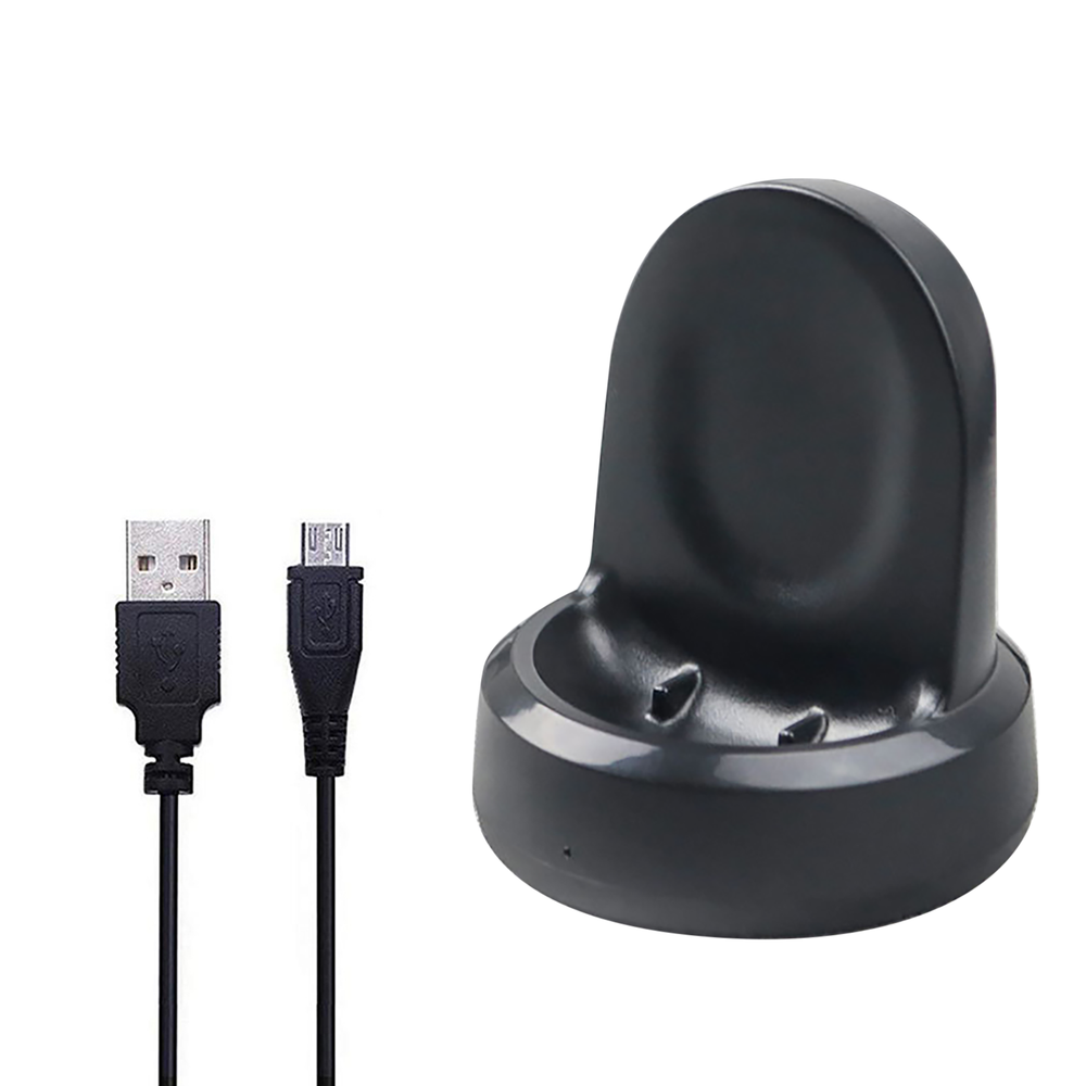 Wireless Charging Dock with Cable for Samsung Galaxy Watch Gear S2 S3 R800