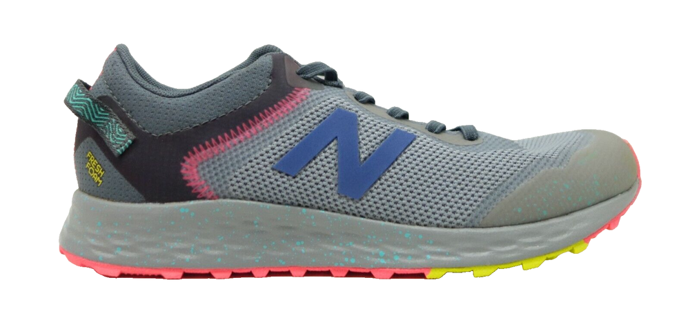 New Balance Kids Gray Fresh Foam Arishi Trail Running Shoes Size US 4.5 M EU 37