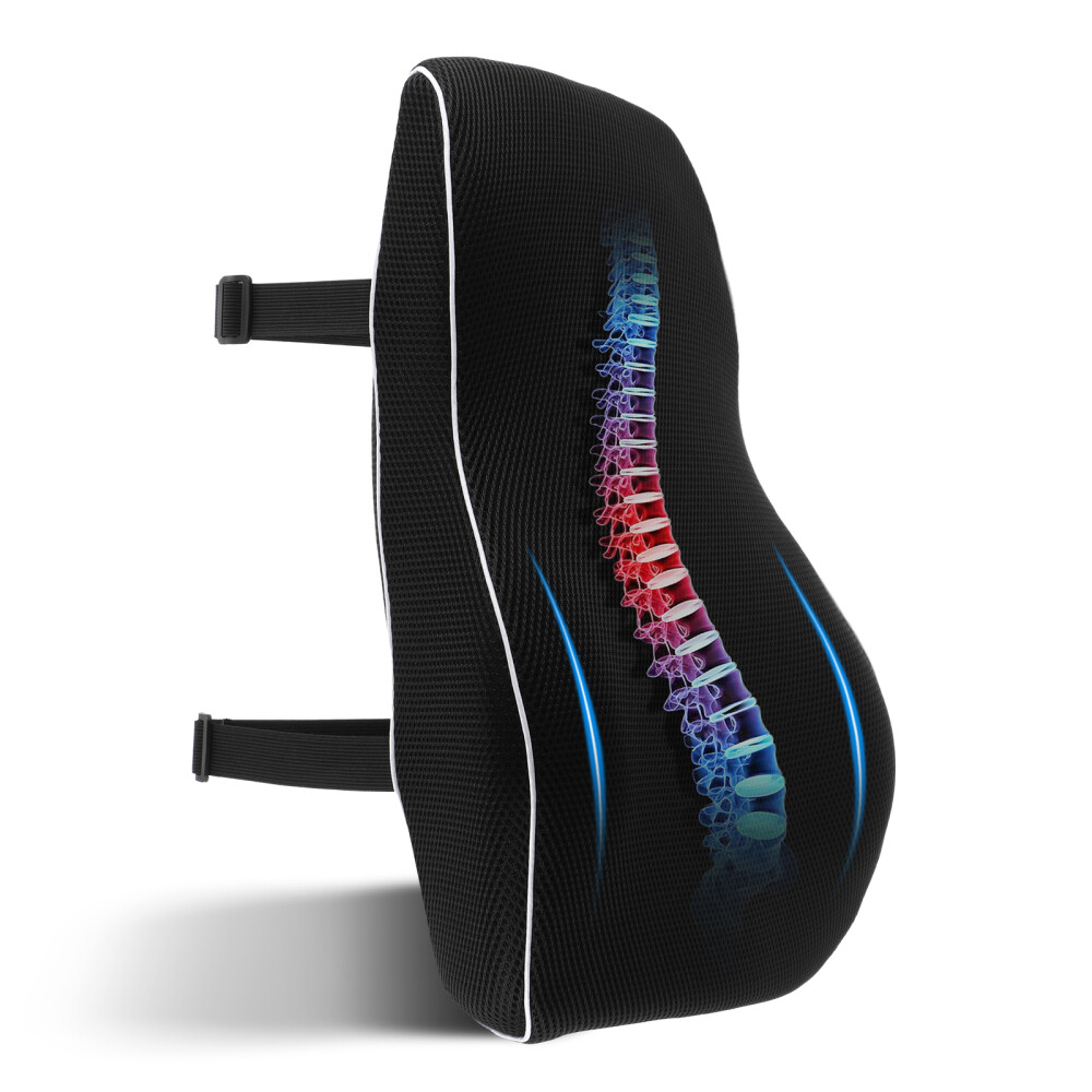 Ergonomic Lumbar Support Pillow for Car and Chair Back Pain Relief