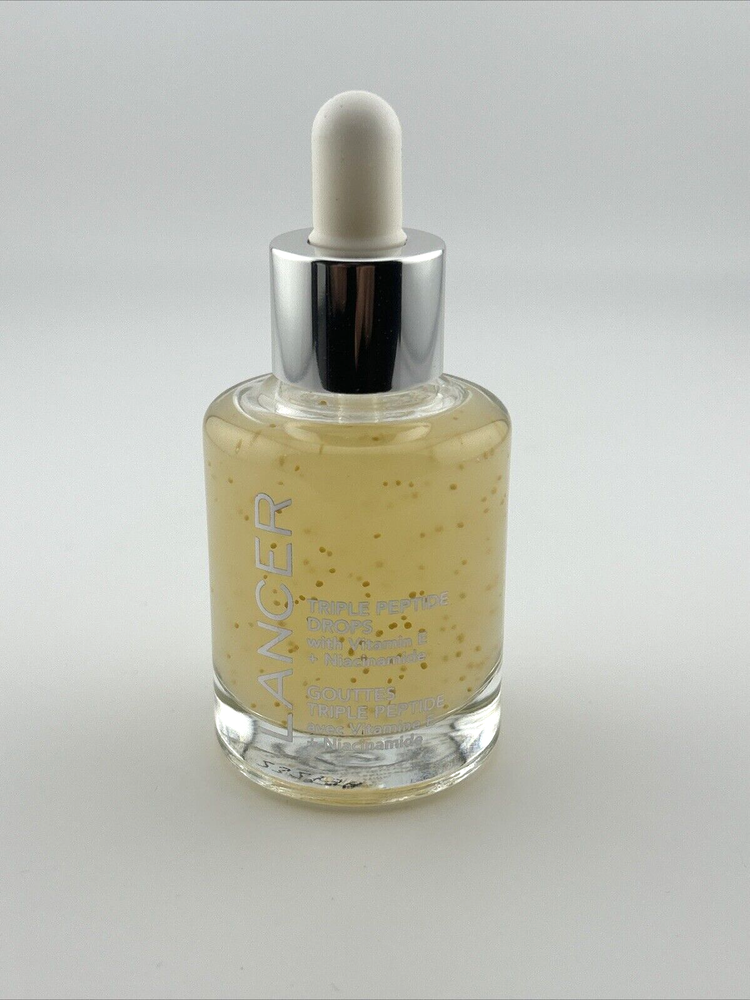 Lancer Triple Peptide Drops with Vitamin E + Niacinamide  1oz / 30ml  New No Box