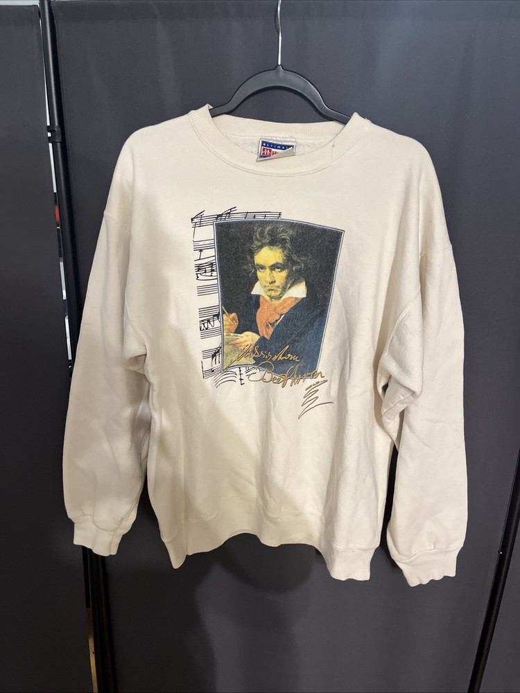 Vintage Beethoven Heavyweight Crewneck Sweatshirt in Men’s Medium