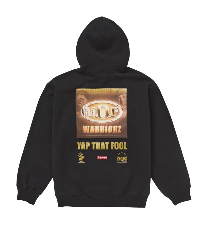 Size XL - Supreme M.O.P Hooded Sweatshirt - Black