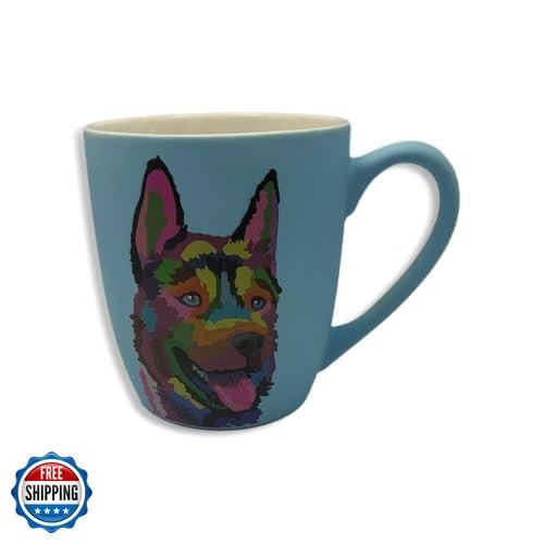 German Shepherd Lover's 18oz Stoneware Coffee Mug - DesirableSip