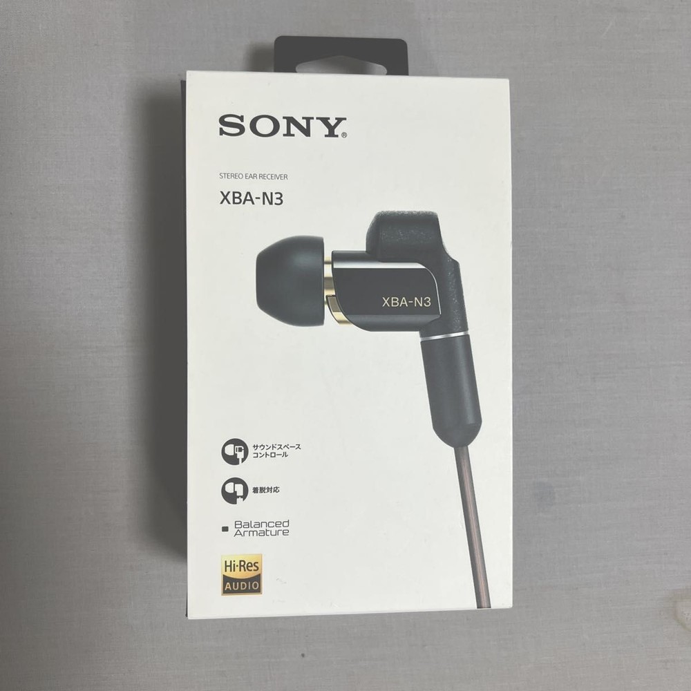 Sony XBA-N3BP High-Res In-Ear Headphones Black - Slightly Used