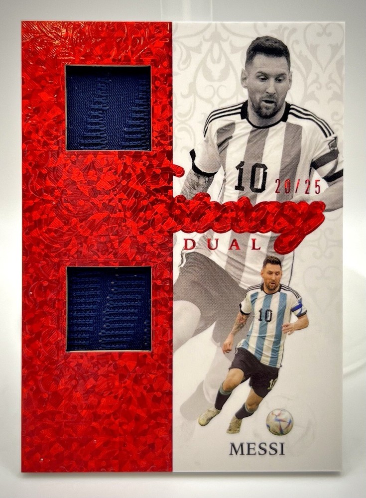 2023 Superlative Aristocracy #A13 - Lionel Messi Dual Game Used Relic 20/25, NM+
