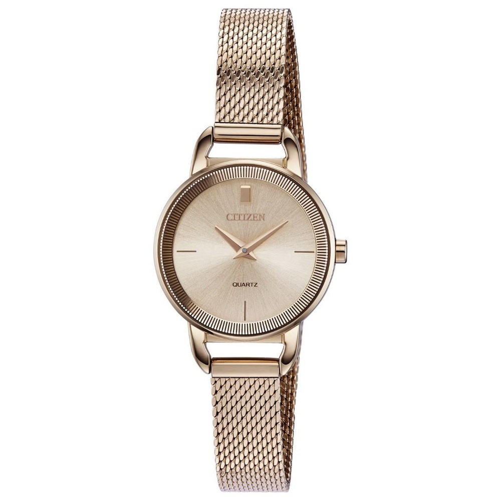 Citizen Women's Quartz Classic Rose Gold Stainless Steel Watch 26 MM EZ7003-51X
