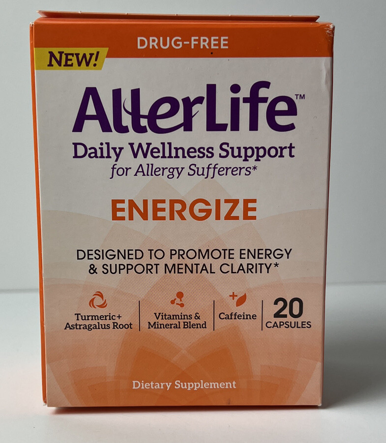 Allerlife Energive Daily Wellness Energize Support for Allergy Sufferers 20ct