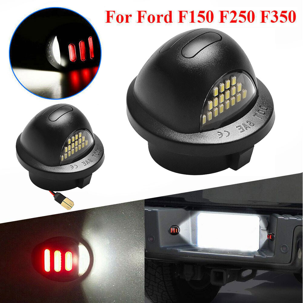 18SMD LED License Plate Light Assembly for Ford F150 F250 F350 Replacement