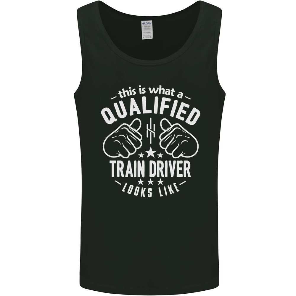 A Qualified Train Driver Looks Like Mens Vest Tank Top
