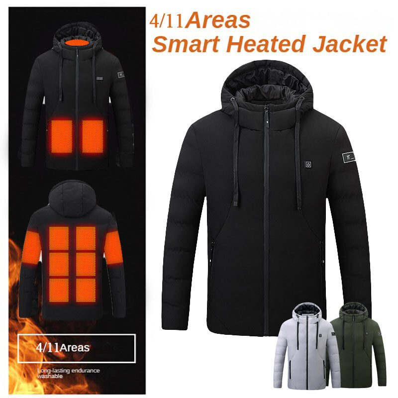 Heated Vest USB Electric Jacket for Men & Women - Winter Thermal Warm Coat