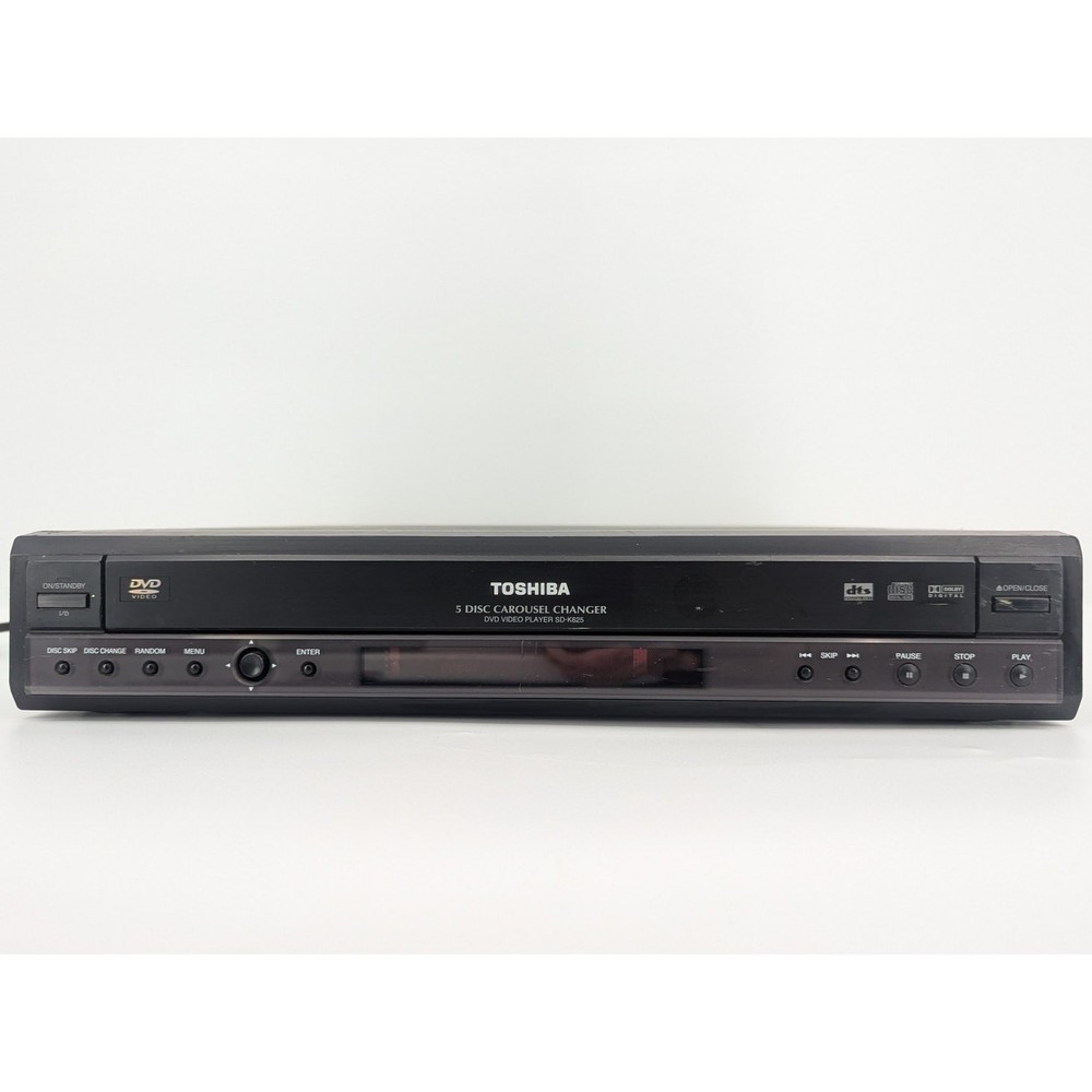 Toshiba SD-K625U 5-Disc DVD Carousel Player Tested No Remote
