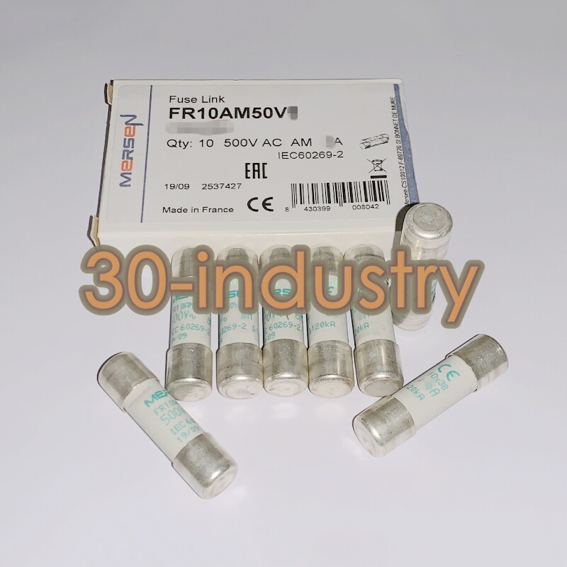 QTY:10 NEW FOR Ferraz Shawmut FR10AM40V25 Fuse 25A 10x38mm