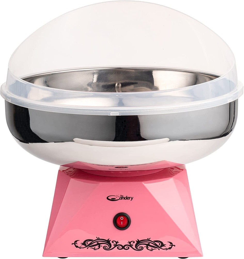 Cotton Candy Machine with Stainless Steel Bowl 2.0 - Cotton Candy Maker 10 Co...
