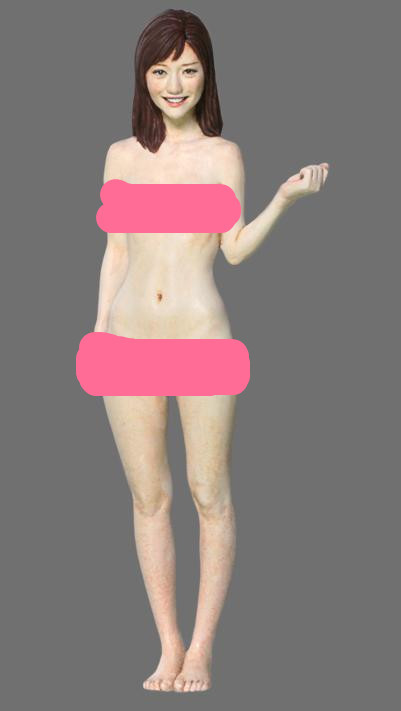 65mm resin soldier beauty model asian female doll k105