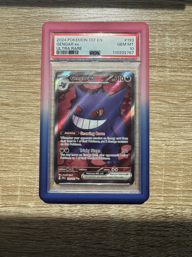 Gengar ex 193/162 Holo from Pokemon TCG SV05 Temporal Forces
