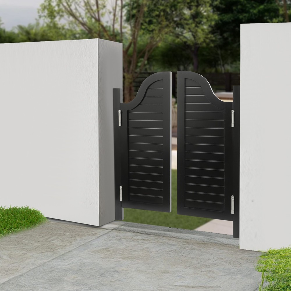 Swing Solid Wood Door Partition Door For Shop Entrance Partition Salon Bar Door