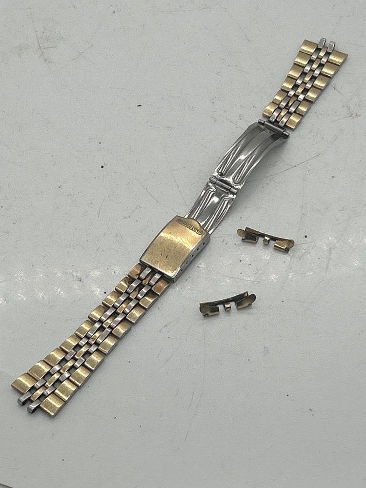 Vintage Seiko stainless steel strap - 22mm