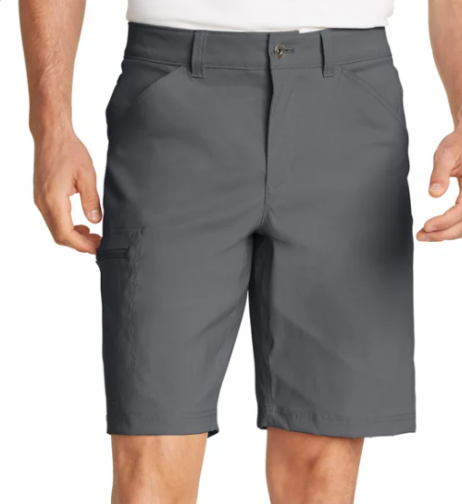 Eddie Bauer Men's Tech Short in Gray Size 36 Waist