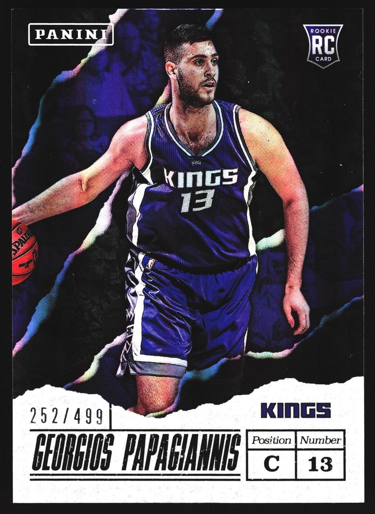 Georgios Papagiannis 2017 Panini Fathers Day Kings RC SN #/499