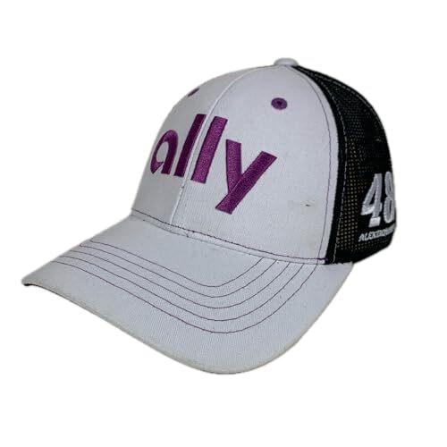 Checkered Flag Sports Alex Bowman #48 NASCAR Sponsor Black Mesh Trucker Hat