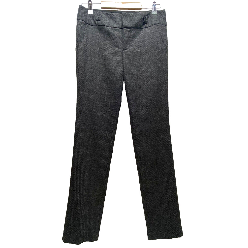 Calvin Klein Women's Dress Pants Size 4 Black White Career Trousers Stretch NWOT