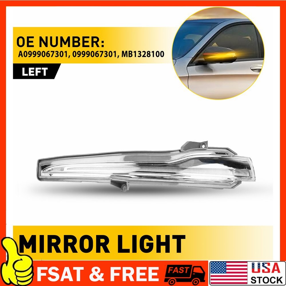 Driver Side Mirror Indicator Turn Signal Light For Mercedes Benz GLE350