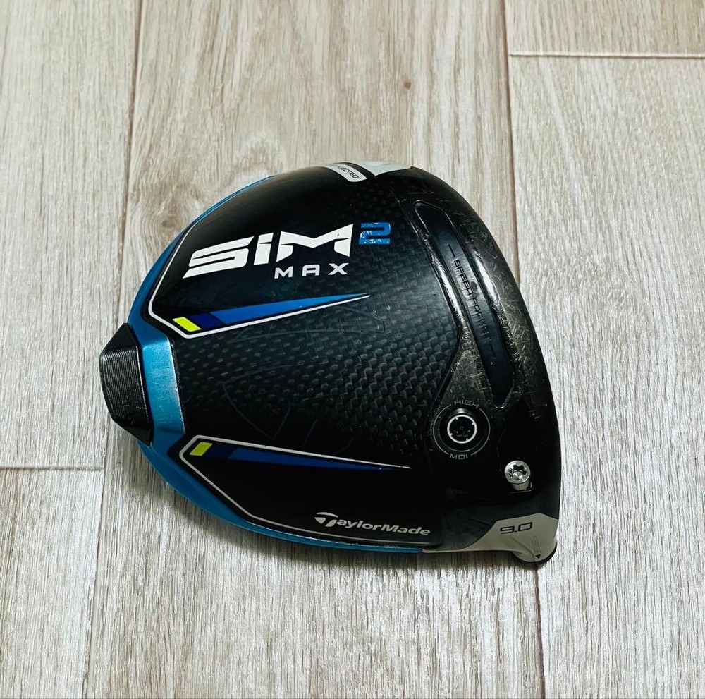 TaylorMade SIM2 MAX 9deg Driver Head Only  Right-Handed  Used
