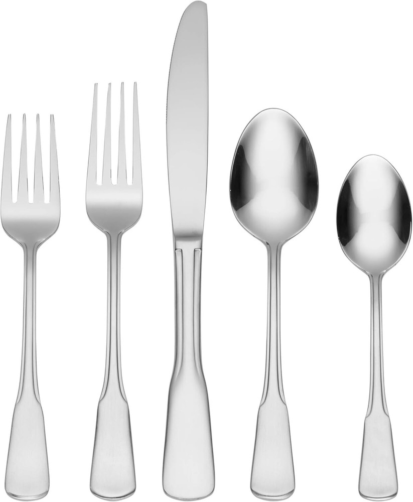 Elegant 20-Piece Stainless Steel Flatware Set for 4 - Dishwasher Safe