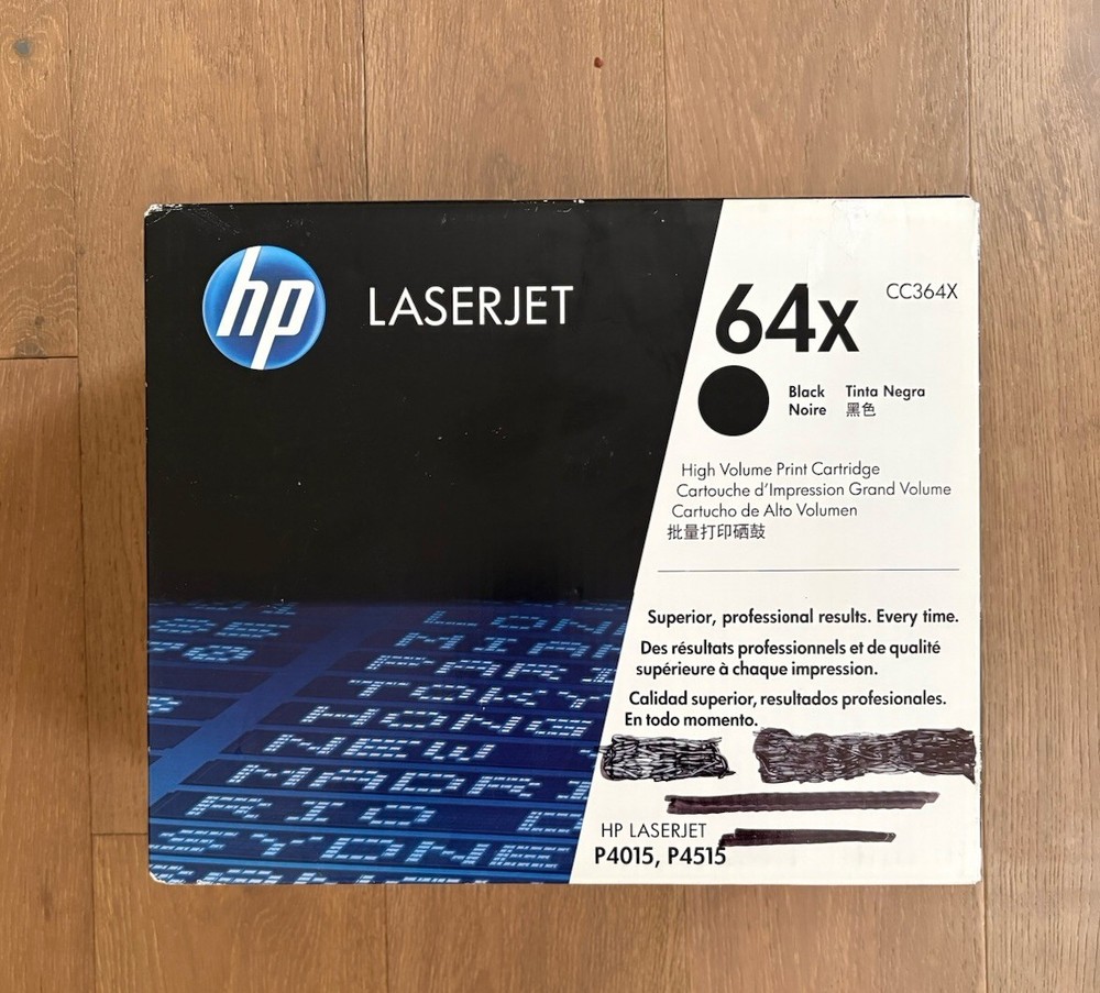 Genuine HP 64X Black CC364X High Yield Original OEM Laser Jet Toner MARK ON BOX