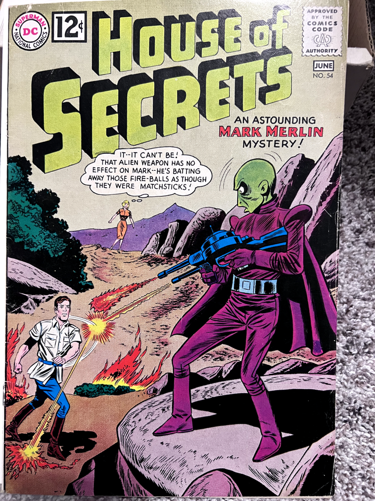 House of Secrets #54 VG Mark Merlin
