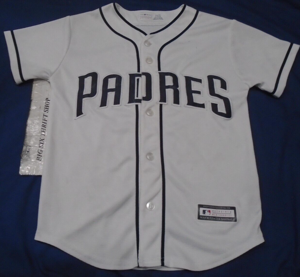San Diego Padres MLB Authentic Youth Baseball Jersey Size 8 Small  