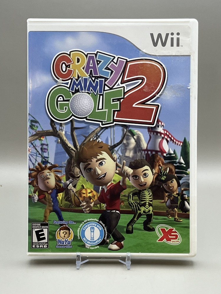 Crazy Mini Golf 2 for Nintendo Wii - Tested & Working with Free Shipping