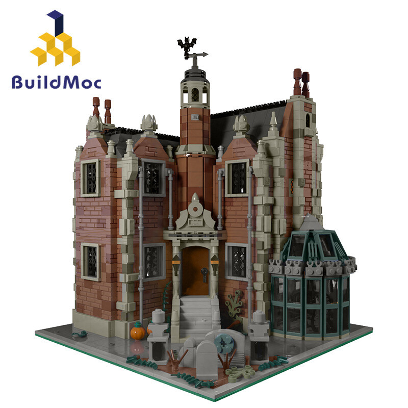 DIY Modular Buildings Blocks Set for Haunted Mansion MOC Bricks Gift Toys 2098pc