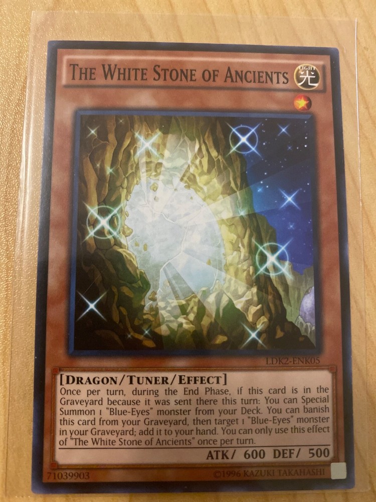 The White Stone Of Ancients LDK2-ENK05 YuGiOh Legendary Decks II