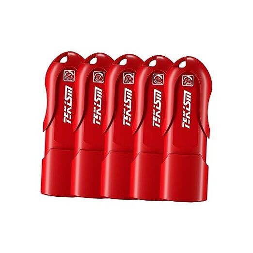 5-Pack 32GB USB 3.2 Gen 1 Flash Drives - High-Speed Red Thumb Drives (5pcs)