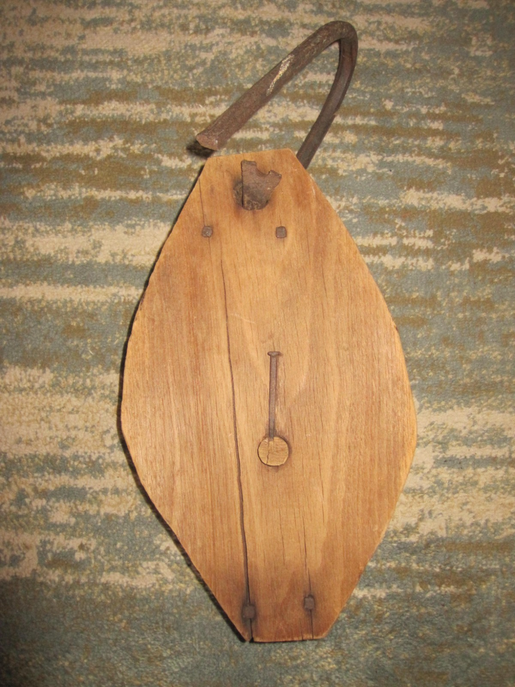 Unique Antique Wood Barn Farm Nautical Pulley Primitive Decor 12