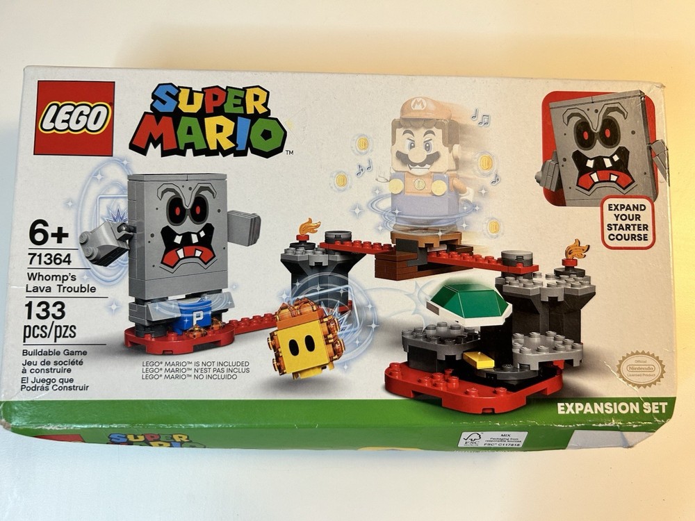LEGO Super Mario Whomps Lava Trouble Expansion Set 71364 New Sealed