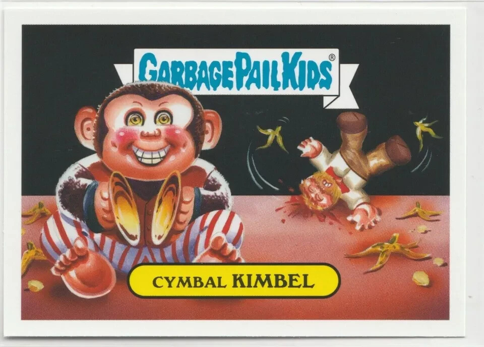 Vintage Cymbal Kimbel #10b Garbage Pail Kids GPK 2019 Oh the Horror-ible Card
