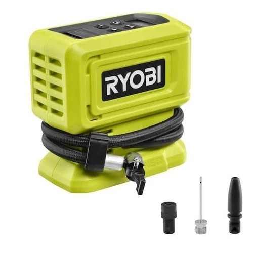 RYOBI 18V Cordless High Pressure Digital Inflator Air Compressor Tire Pump