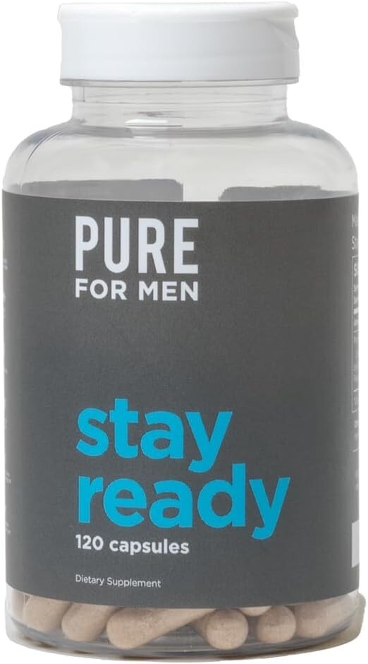 Pure for Men Stay Ready Fiber Supplement 120 Capsules