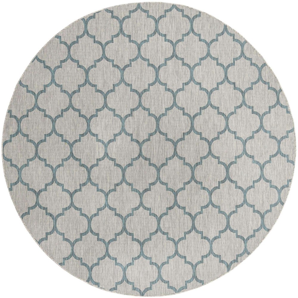 Outdoor Khence Collection Area Rug Durable Weather-Resistant Design  