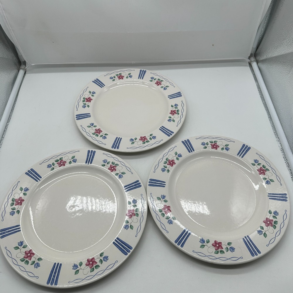 Pfaltzgraff Bonnie Brae 10.5-inch stoneware dinner plates set of 3