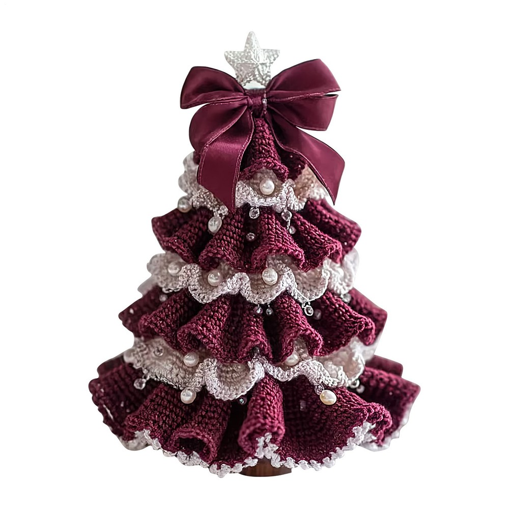 DIY Crochet Christmas Tree Kit – Handmade Xmas Decoration Set For Beginners